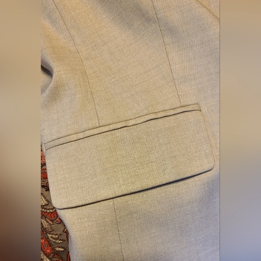 3-piece piece Banana Republic Suit Linen Wide-Leg Pants and Blazer size 16 - Picture 8 of 12
